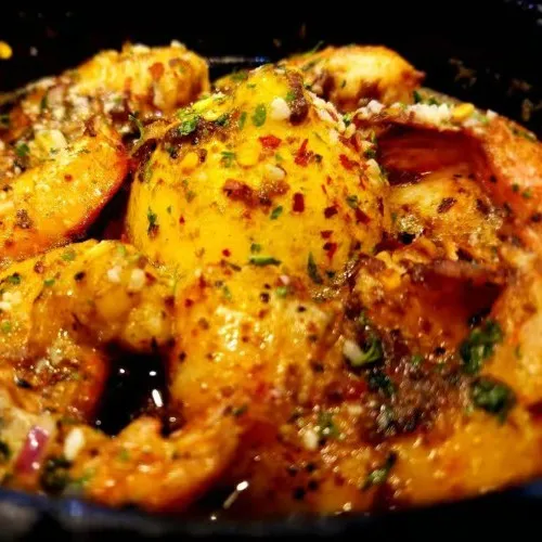 New Orleans Style Barbecue Shrimp Po'Boy