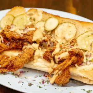 The Soft Shell Crab Po' Boy