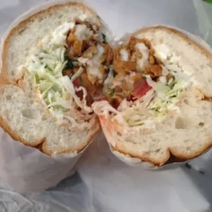 Louisiana Fried Catfish Filet Po' Boy